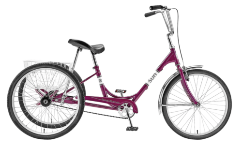 Sun Tricycle in color purple